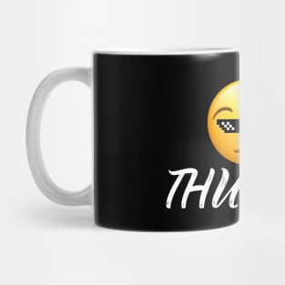 Thugging Emoji Mug